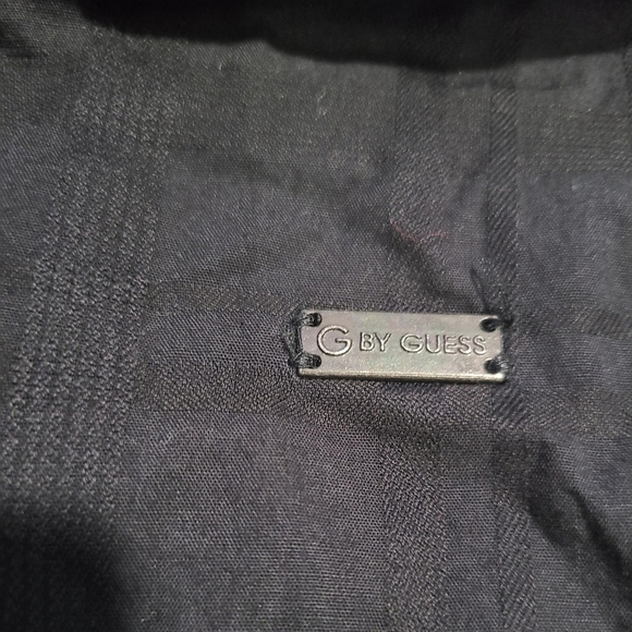 GUESS checkered button down black shirt L - Picture 8 of 10